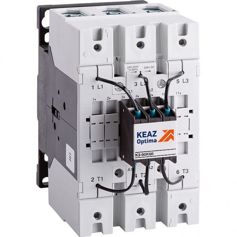 Контактор КЭАЗ OptiStart K3 3P 115А 400//230В AC 55кВт, 117092
