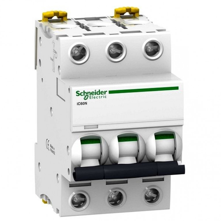 Автоматический выключатель Schneider Electric Acti9 3P 6А (B) 10кА, A9F78306