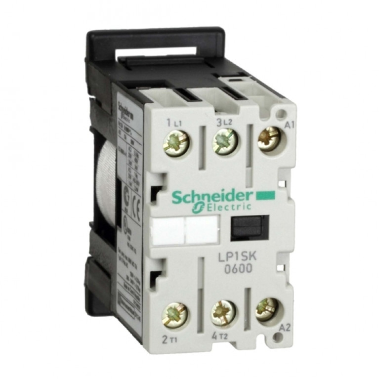 Контактор Schneider Electric TeSys LP1SK 2P 12А 400//24В DC 2.2кВт, LP1SK0600BD