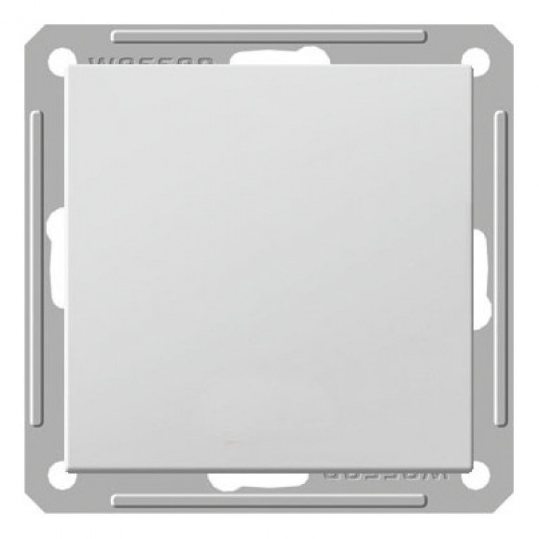 Переключатель 1-клавишный Schneider Electric W59, скрытый монтаж, белый, VS616-156-1-86