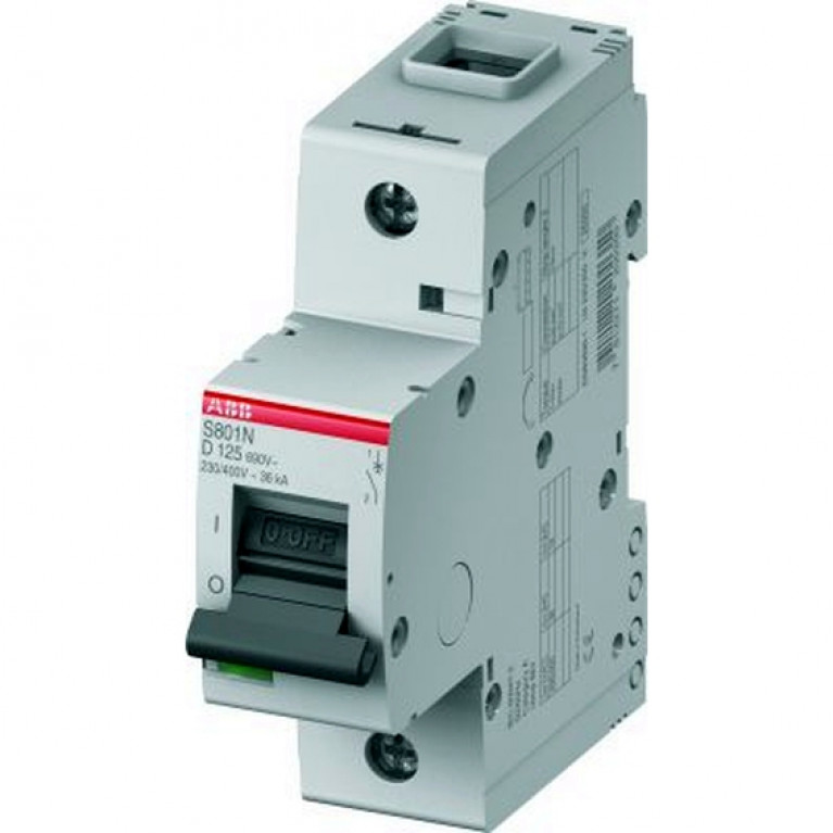 Автоматический выключатель ABB S800N 1P 100А (D) 20кА, 2CCS891001R0821