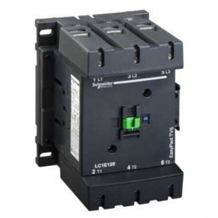 Контактор Schneider Electric EasyPact TVS 3P 120А 400//240В AC, LC1E120U5