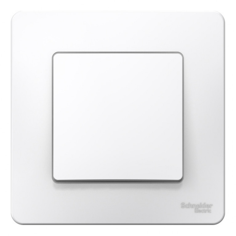 Переключатель 1-клавишный Schneider Electric BLANCA, скрытый монтаж, белый, BLNVS010601