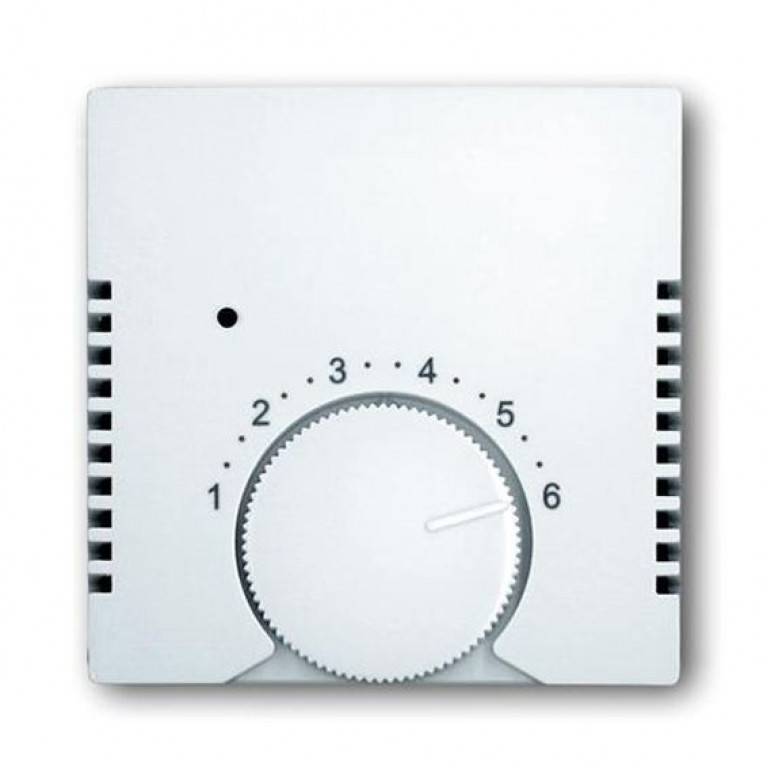 Накладка на термостат ABB BASIC55, альпийский белый, 2CKA001710A3866