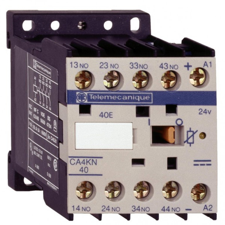 Контактор Schneider Electric TeSys CAK 10А 690//24В DC, CA4KN22BW3