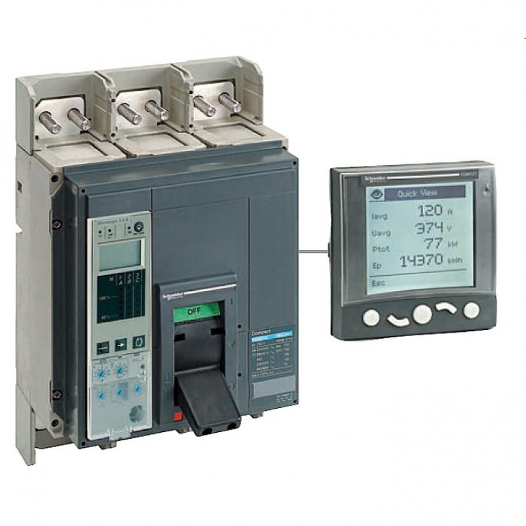 Силовой автомат Schneider Electric Compact NS Micrologic 2.0 E, 50кА, 3P, 630А, 34400