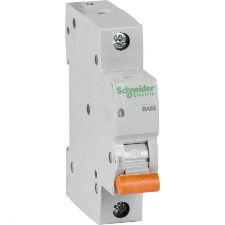 Автоматический выключатель Schneider Electric Домовой 1P 25А (C) 4.5кА, 11205