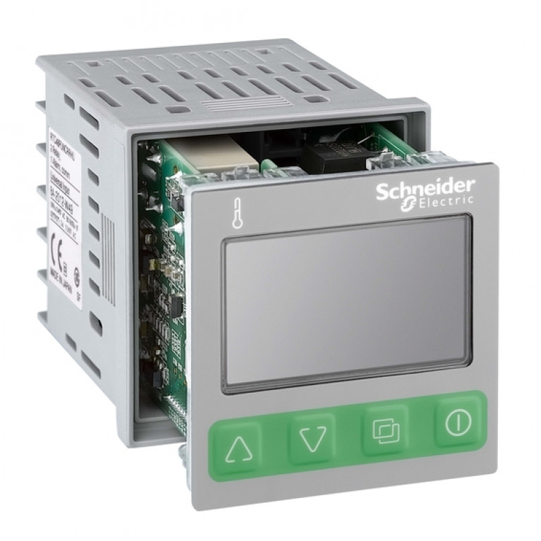 ТЕМПЕРАТ. КОНТР., 48 x 48, УНИВЕРС. ВХ., 1 АВАР., 2 РЕЛ., 110//240 VAC, MODBUS