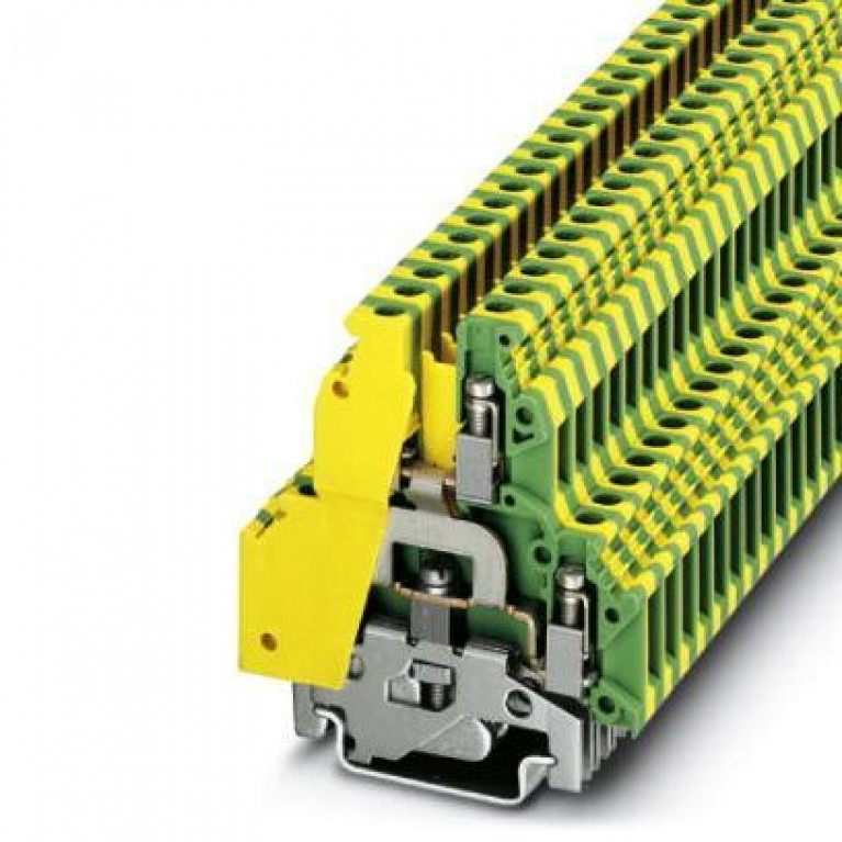 Клемма защитного провода PHOENIX CONTACT 0,2.4 мм², желто-зеленый, 2774211