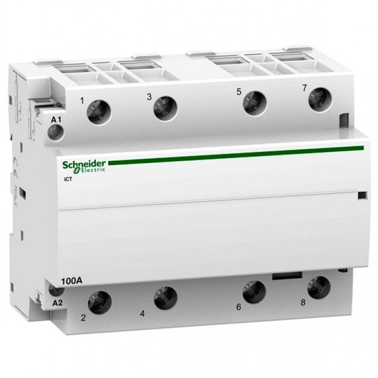 Модульный контактор Schneider Electric iCT 4P 100А 400//240В AC, A9C20884