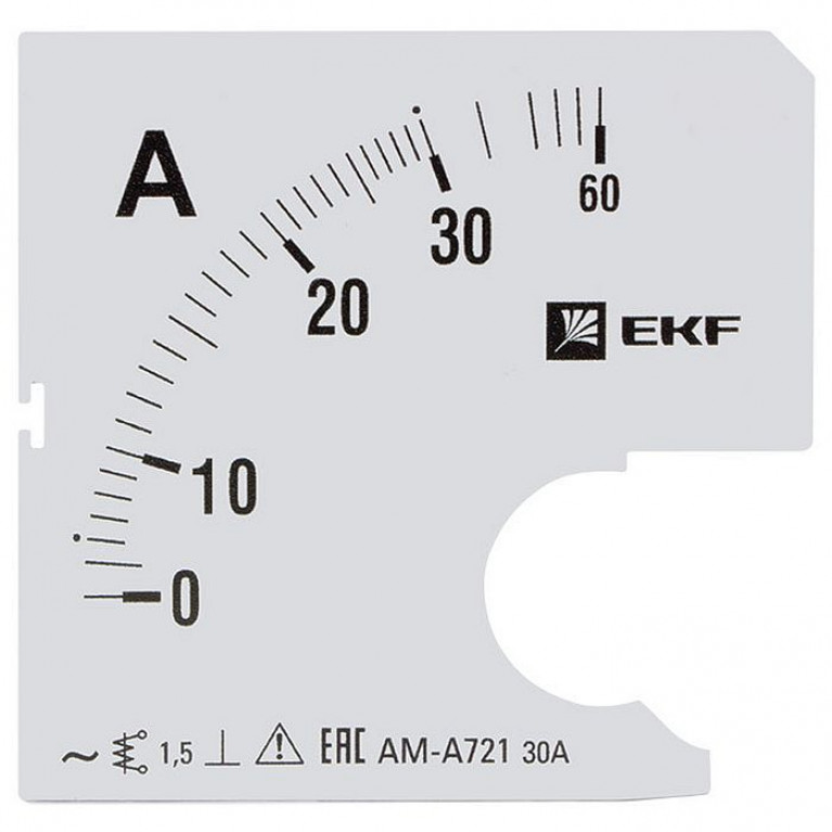 Шкала сменная для A721 30//5А-1,5 EKF PROxima