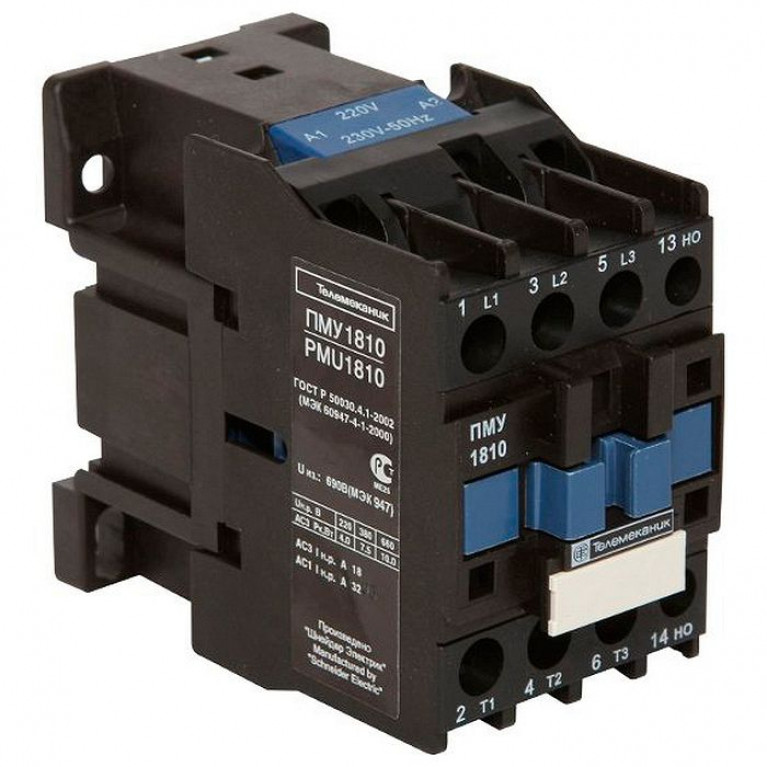 Пускатель Schneider Electric EasyPact TVS 65А, 400//220В, PMU6511M