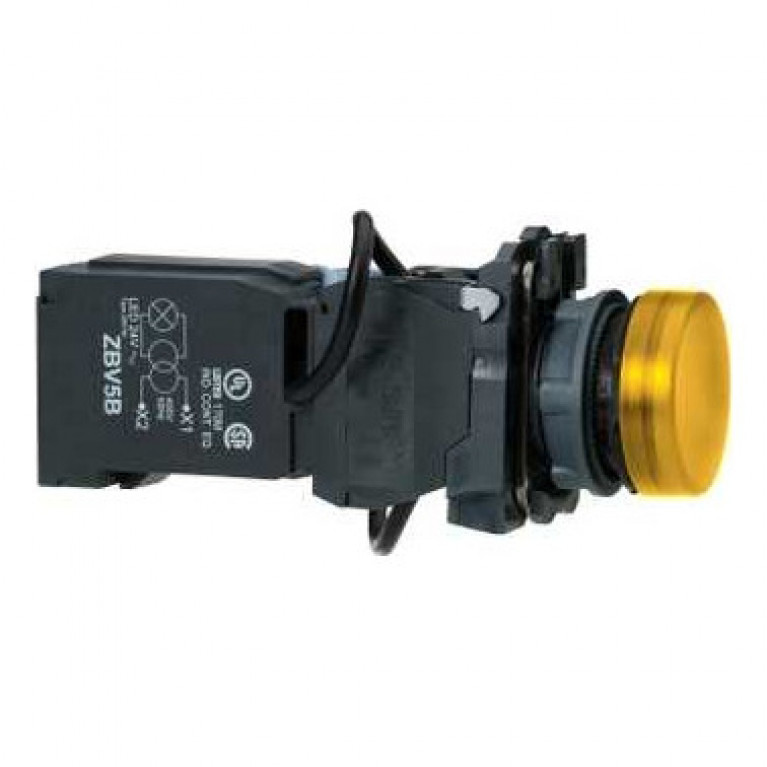 СИГНАЛЬНАЯ ЛАМПА, ОРАНЖ., LED, 400 В